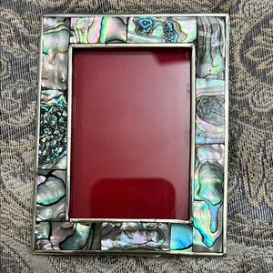 Elegant Vintage Abalone Shell Photo Frame, Simply stunning